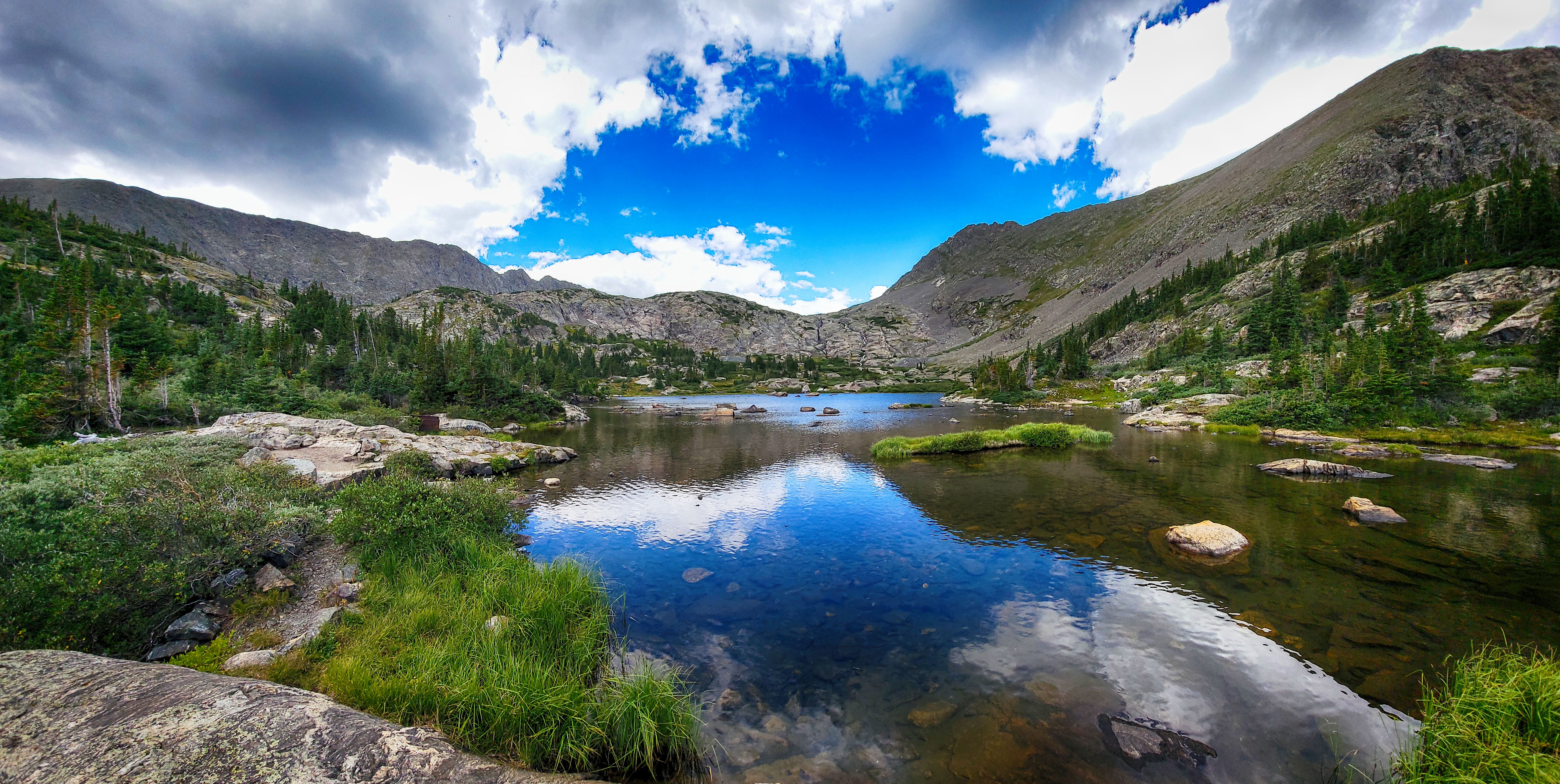 Clouds, Lake, and Sky